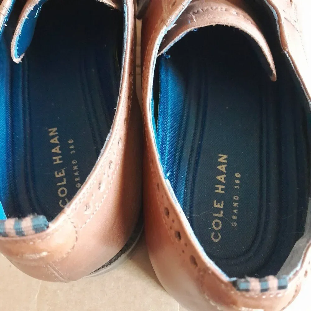 Cole Haan grand 360 oxford brown dress shoes #C30626 size 10 medium